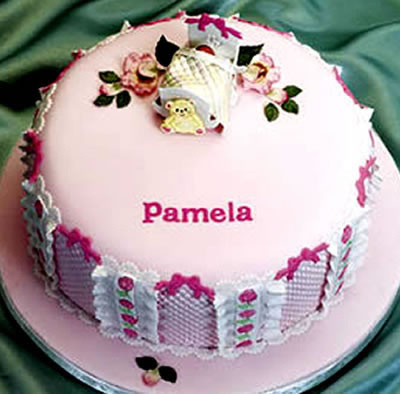 Cake Embossed with the Mini Quilter