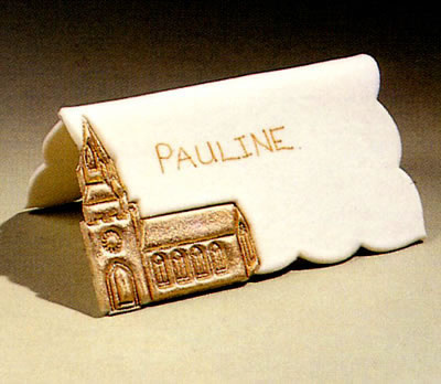 Church Place Name Marker