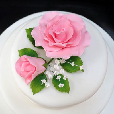 Pink Vintage Rose Spray