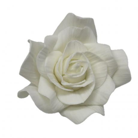 Giant Ivory Sugarcraft Rose