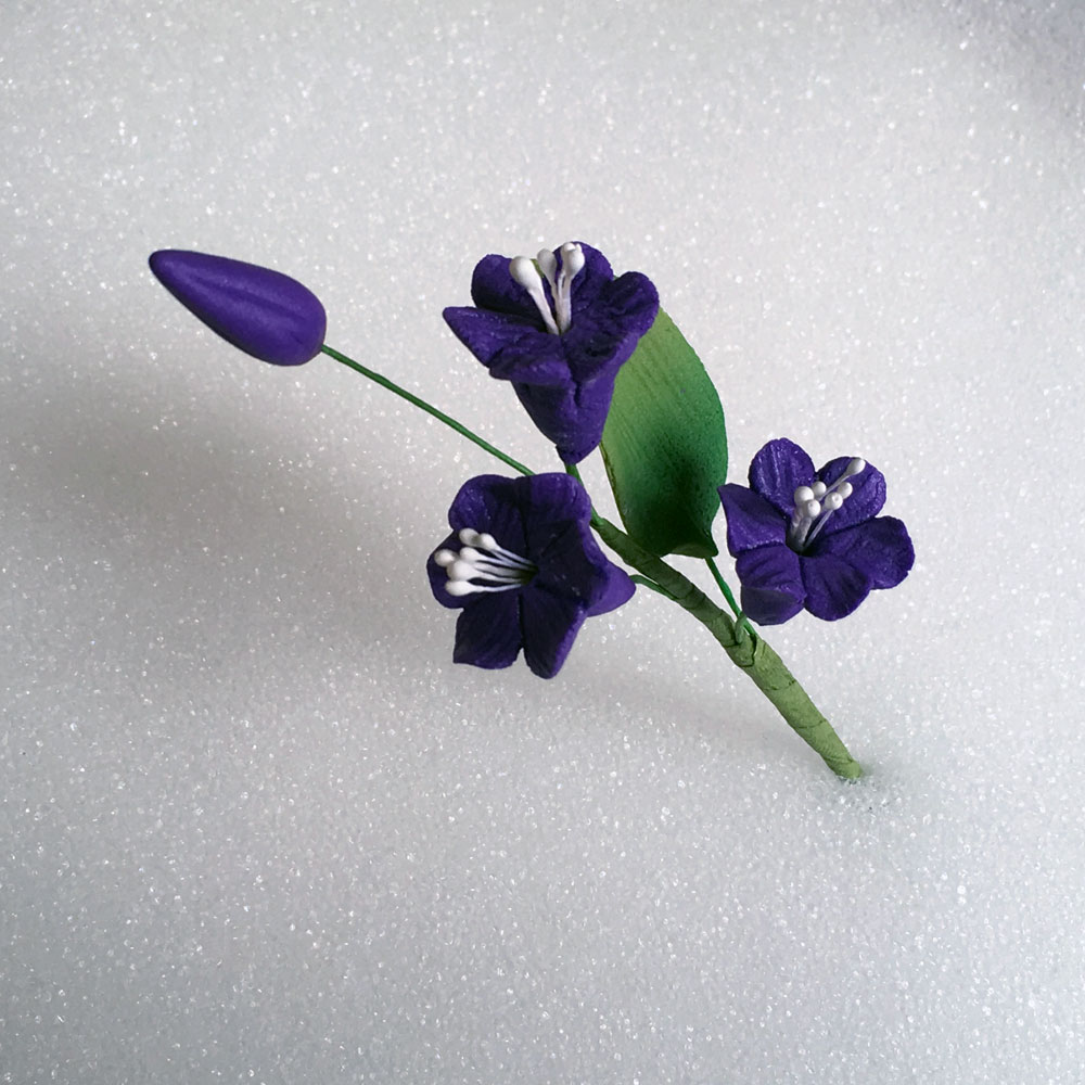 Purple Petite Flower Spray