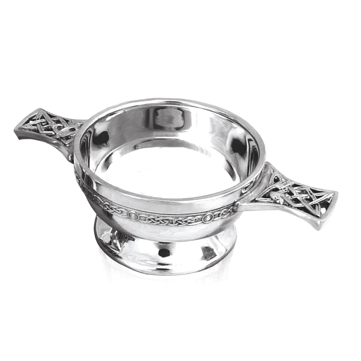 Celtic Knot Handled Quaich
