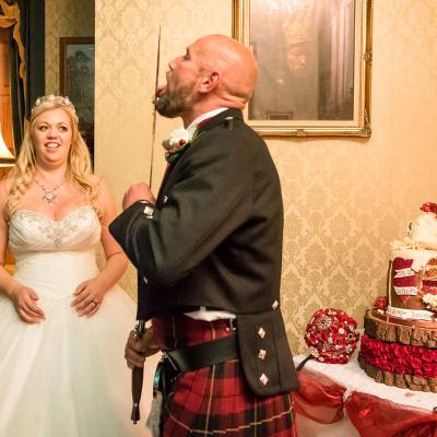 Till Death Wedding Cake