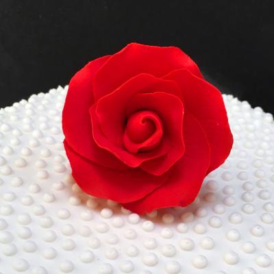 Small Red Sugar Rose Head