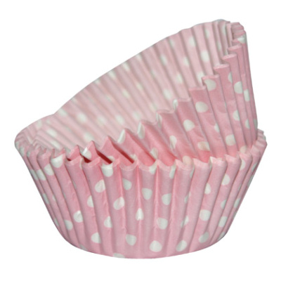 Pink Spotty Muffin Cakes