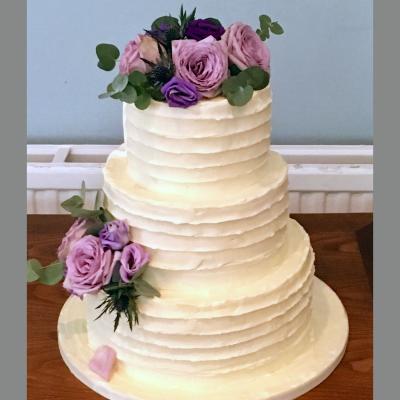Rustic Buttercream Cake Front