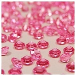 Baby Pink Table Crystals