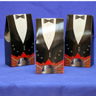 Scottish Tuxedo Favour Boxes