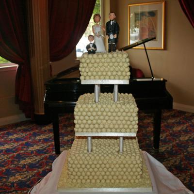 White Malteser Wedding Cake